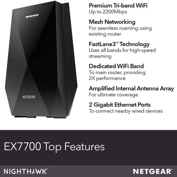 Netgear Nighthawk wifi range extender - Picture 2 of 6